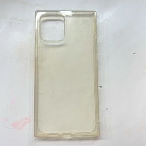 Clear, block iPhone 12 max pro case